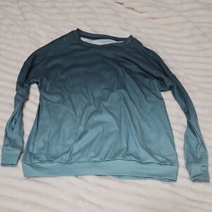 Dip Dye Women's Long Sleeve Top